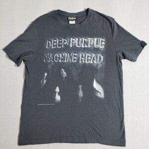 Deep Purple T-shirt men's size M black graphic design Machine Head short sleeve